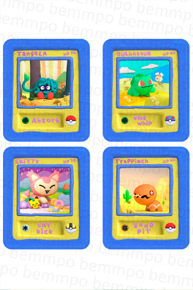 Encapsulated Monsters Trading Stickers #3